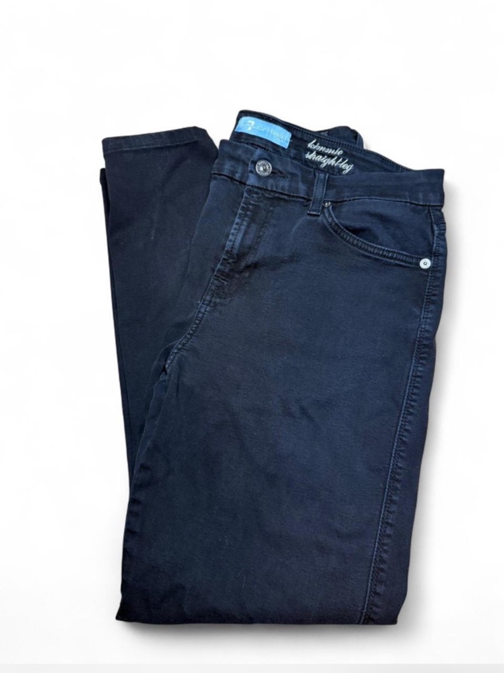 7 For All‎ Mankind Navy Skinny Jeans